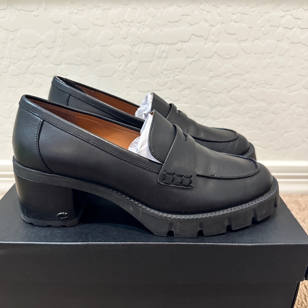 Coach Colleen Leather Loafer 8